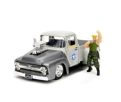 Réplica de Veículo Jada Street Fighter: Guile & 1956 Ford F-100 1:24 - Simba Toys Sale