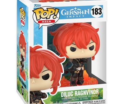 Funko Pop! Asia Figura de Vinyl Genshin Impact Season 2: Diluc Ragnvindr - 183 Fashion