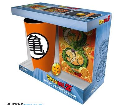 Conjunto Dragon Ball - Copo XXL + Pin + Pequeno Bloco de Notas For Sale