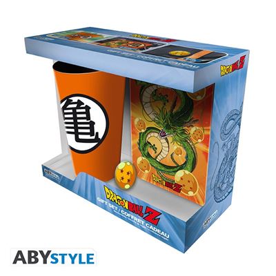 Conjunto Dragon Ball - Copo XXL + Pin + Pequeno Bloco de Notas For Sale