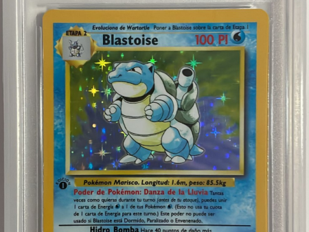 EG 7.5 | Pokémon Blastoise (BS 2) Base Set 1st Edition Español 1999 Online Sale