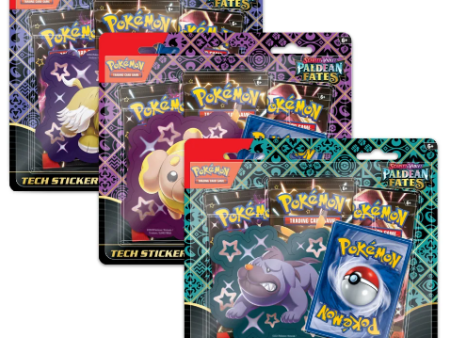 Pokémon | Pack 3 Blíster 3 Sobres + Pegatinas Destinos de Paldea Castellano 2024 Online Hot Sale