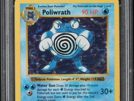 PSA 6 | Poliwrath Holo Base Set Shadowless (BS 13) Inglés Supply