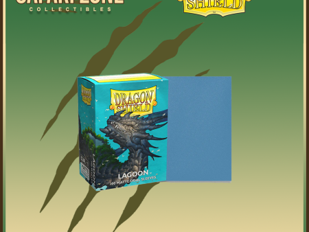 Dragon Shield: Standard Size Sleeves 100 count Dual Matte - Lagoon Discount