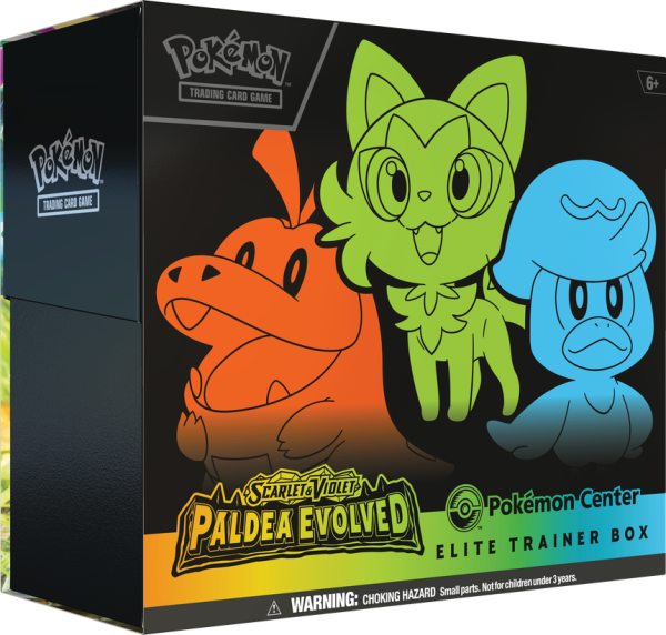 Pokémon | Caja Pokémon Center ETB Paldea Evolved Inglés 2023 Supply