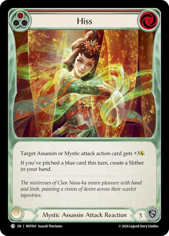 Hiss (Red) [MST014] (Part the Mistveil)  Rainbow Foil Sale