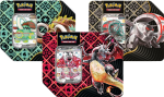 Pokémon | Pack de 3 Lata XL Paldean Fates Charizard, Iron Treads y Great Tusk EX Inglés 2024 Online Sale