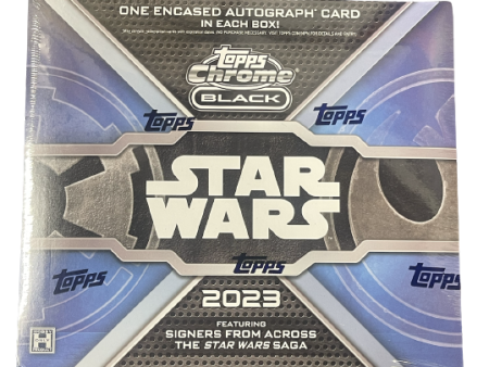 2023 Topps Star Wars Black (1 pack per box, 4 cards per pack, 1 incased card) Sale