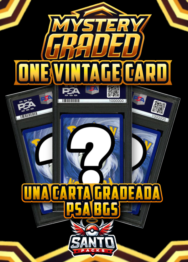 Santo Packs Mini | Carta Gradeada Misteriosa PSA, BGS, AP, EG For Sale