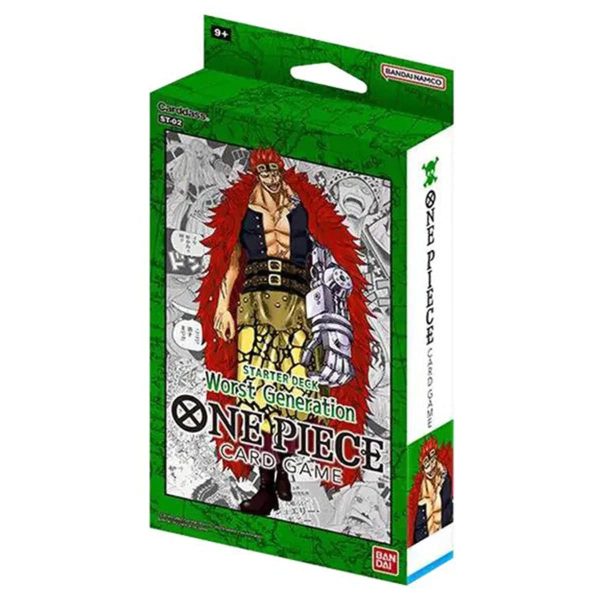 One Piece | Mazo de Iniciación La Peor Generación ST-02 Inglés 2022 Online Sale