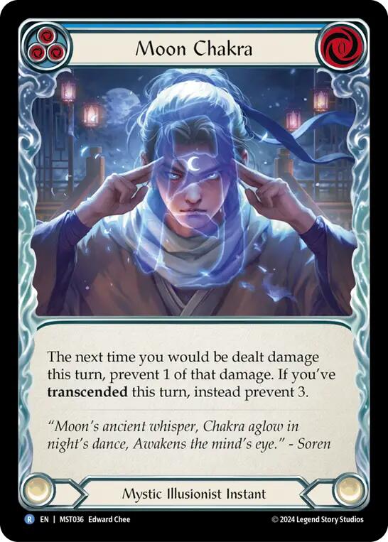 Moon Chakra (Blue) [MST036] (Part the Mistveil) Cheap