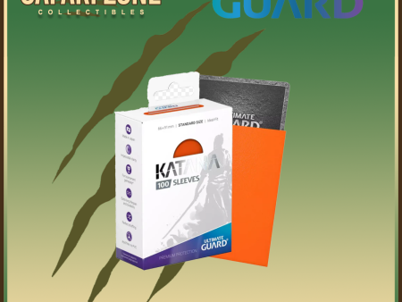 Ultimate Guard: Katana Sleeves - Orange Online Hot Sale