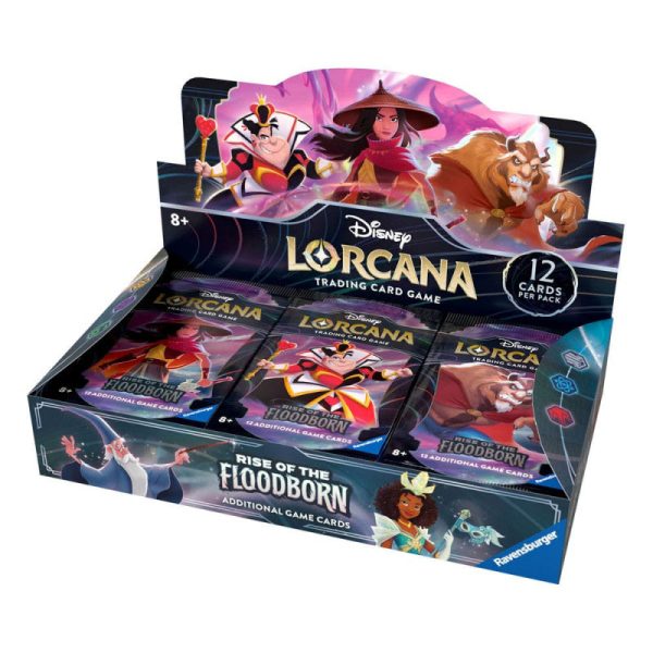 Disney | Caja de 24 Sobres Lorcana (2ROF) Rise of the Floodborn Inglés 2024 Cheap