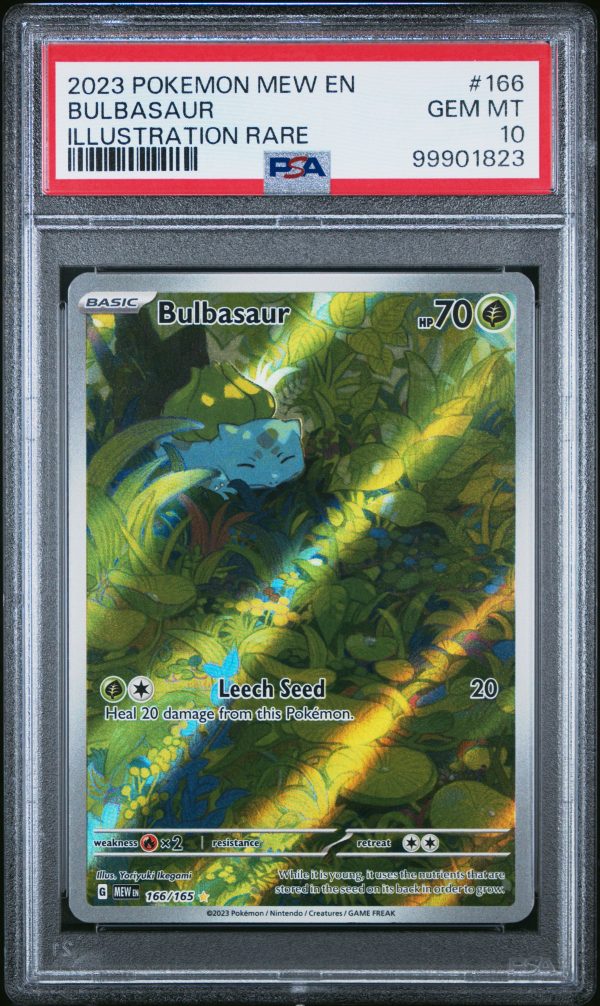 PSA 10 - Bulbasaur - 166 165 Fashion