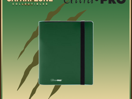 Ultra Pro: 4-Pocket Eclipse Binder - Forest Green Sale