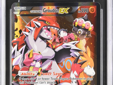 CGC 9 | Team Magma s Groudon EX (DCR 15) Double Crisis 2015 Inglés Sale