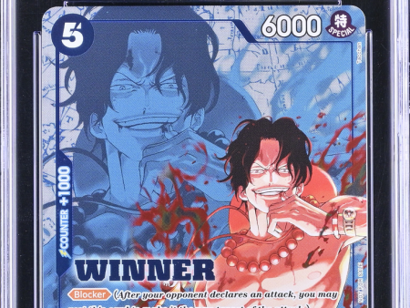 CGC 10 | One Piece Portgas D. Ace (OP07-053) (V.2) - Winner - One Piece Promo 2024 Inglés Online