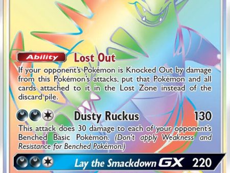 PKMN Singles  - Tyranitar GX (Secret) on Sale