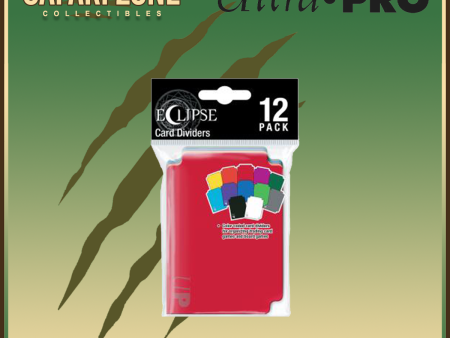 Ultra Pro: Eclipse Multi-Colored Card Deck Dividers Pack (12ct) Fashion