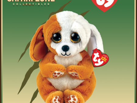 TY Beanie Babies -  Ruggles Brown & White Dog - Beanie Bellie For Sale