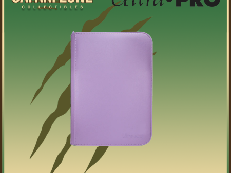 Ultra Pro: Zippered PRO Binder 9 Pocket - Purple on Sale