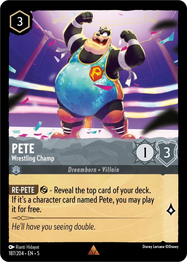 Pete - Wrestling Champ (187 204) [Shimmering Skies] Discount