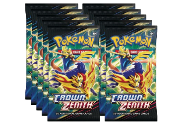 Pokémon | 10 Sobres Crown Zenith + Promo Lucario Inglés 2022 For Discount