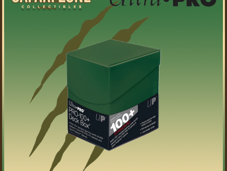 Ultra Pro: Eclipse Pro 100+ Deckbox - Forest Green Supply