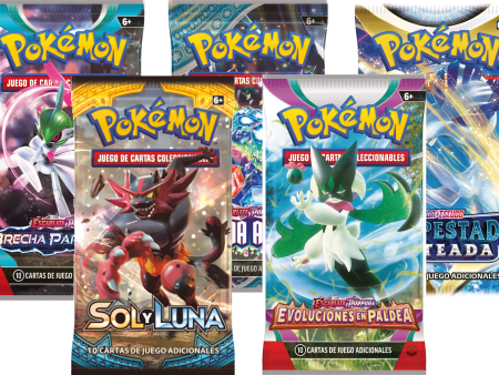 Pokémon | Pack Infantil de 5 Sobres Aleatorios de Pokemon TCG Español Hot on Sale