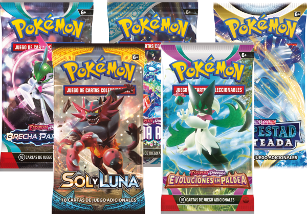 Pokémon | Pack Infantil de 5 Sobres Aleatorios de Pokemon TCG Español Hot on Sale