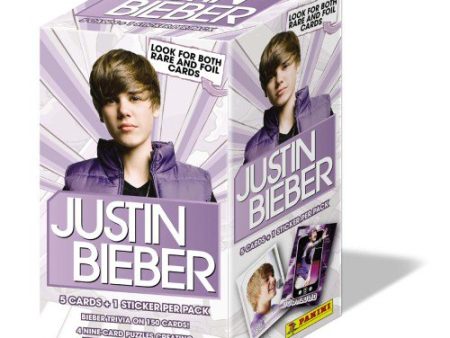 Justin Bieber Blaster Box (9 pack per box, 5 cards per pack) Online Hot Sale