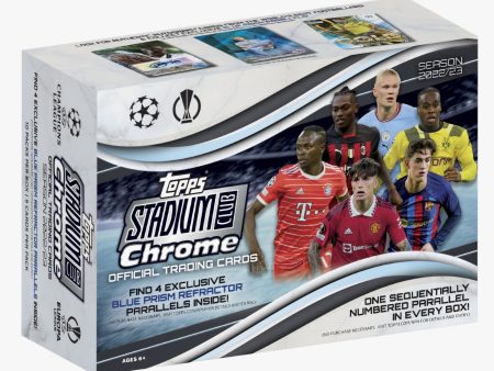 Topps | 2022-23 Topps UEFA Stadium Club Chrome® - Giant Box - 10 Sobres Online Sale