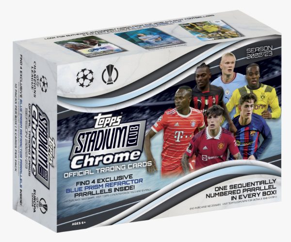 Topps | 2022-23 Topps UEFA Stadium Club Chrome® - Giant Box - 10 Sobres Online Sale