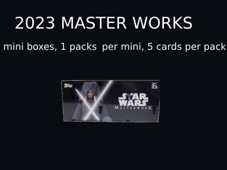 2023 Masterwork (4 mini boxes, 1 packs per mini, 5 cards per pack) Discount