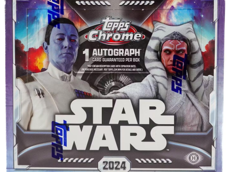 2024 Topps Chrome Star Wars Hobby Box (10 Packs per Box, 10 Cards per Pack) Online