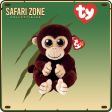 TY Beanie Babies -  Matteo Brown Monkey - Beanie Bellie Online