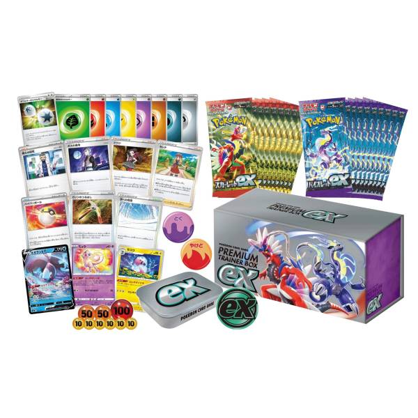 Pokémon | Premium Trainer Box ex Escarlata y Púrpura Japonés 2023 Fashion