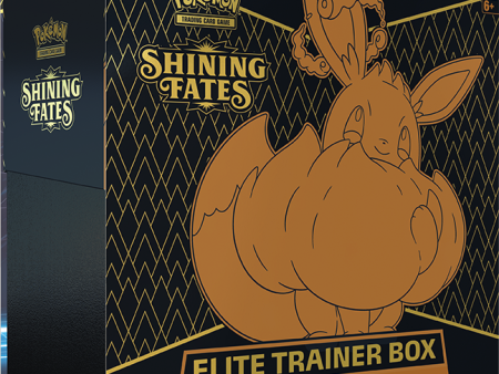 Pokemon Shining Fates Elite Trainer Box (10 Packs with 10 Cards) For Discount