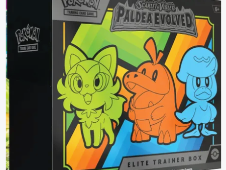 Pokemon S&V Paldea Evolved ETB (9 packs per box, 10 cards per pack) on Sale