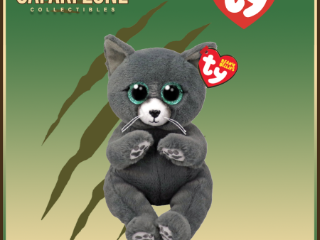 TY Beanie Babies  - Binx - Russian Blue Cat Hot on Sale