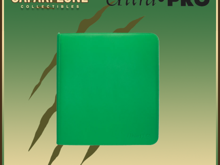 Ultra Pro: Zippered PRO Binder 12 Pocket - Green Cheap