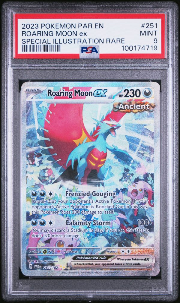 PSA 9 - Roaring Moon ex SIR - 251 182 Hot on Sale