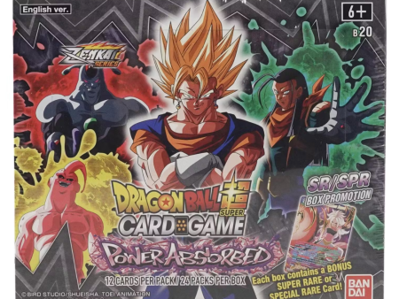 Dragon Ball Super TCG Zenkai Series 3 Power Absorbed Booster Box  (24 cards per box, 12 cards per pack) Online Sale