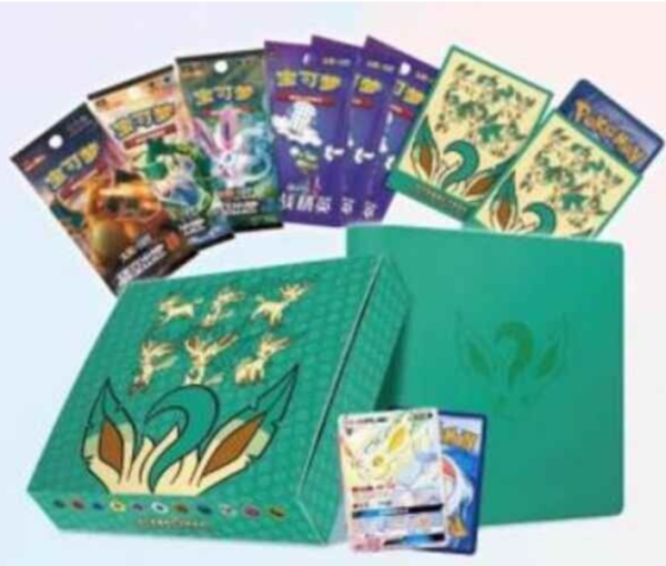 Pokémon | Caja Ultra Premium Eevee GX Gift Box  Leafeon Box  Chino 2022 Hot on Sale