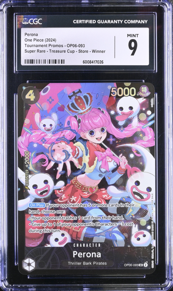 CGC 9 | One Piece Perona OP06-093 (V.1) - One Piece Promo 2023 Inglés Cheap