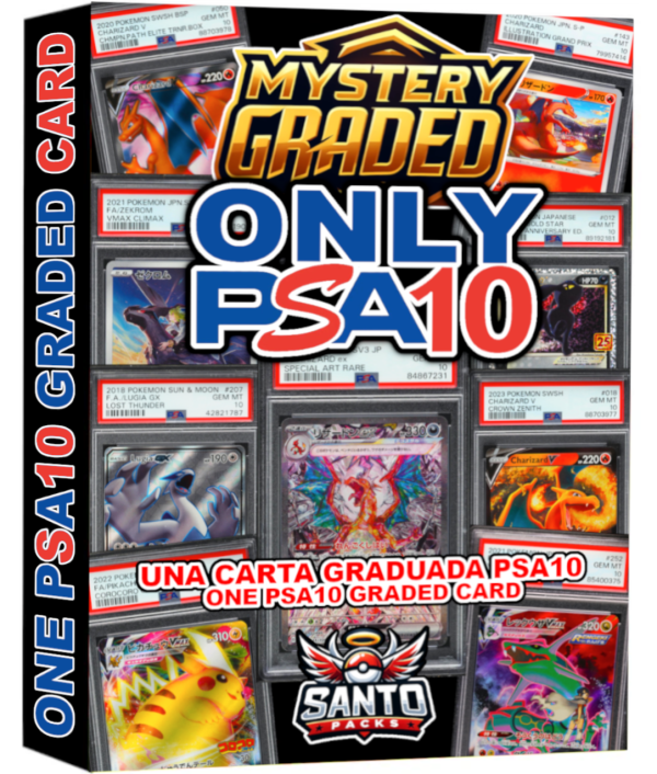 Mystery Graded Card | ONLY PSA10 | Santo Packs For Cheap