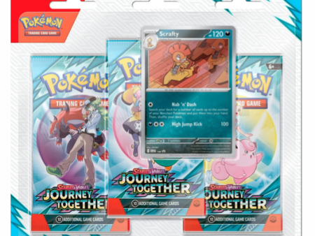 [Precompra] Pokémon | Blister de  Scrafty  con 3 Sobre de Journey Together Inglés 2025 Hot on Sale