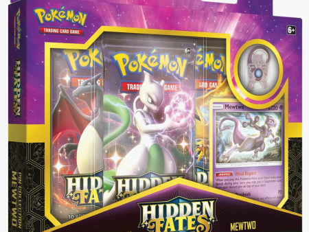 Pokemon Hidden Fates Pin Box (3 packs per box, 10 cards per pack) For Cheap