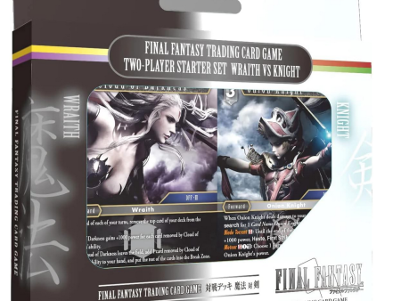 Final Fantasy TCG | Baraja de inicio para dos jugadores - Wraith vs Knight 2019 Supply