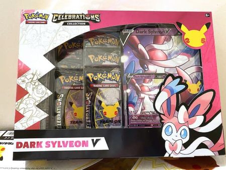 Pokemon Celebrations Dark Sylveon Box (4 Packs with 4 Cards & 2 Packs with 10 Cards) For Discount